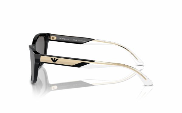 Emporio Armani Sunglasses EA 4227U 5017/87 Lens Size 56 Frame Shape Cat Eye Lens Color Gray Polarized for Women