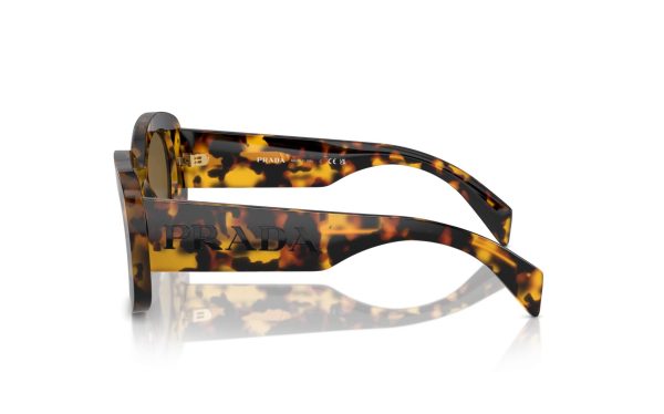 Prada Sunglasses PR A13S VAU-01T Lens Size 54 Frame Shape Oval Lens Color Brown for Women