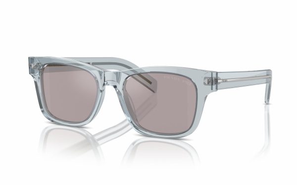 Prada sunglasses PR A17S 19T-80F lens size 51 and 54 frame shape square lens color gray gold polarized for men