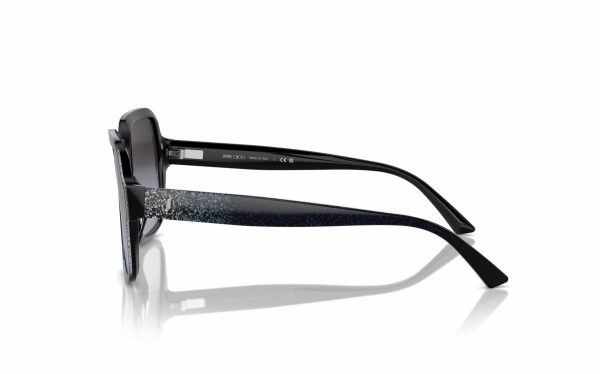 Jimmy Choo Sunglasses JC 5005 50418G Lens Size 55 Square Frame Shape Lens Color Gray for Women