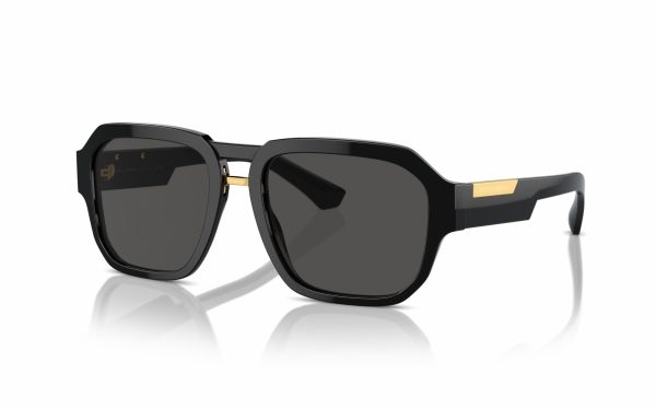Dolce & Gabbana Sunglasses DG 4464 501/87 Lens Size 56 Frame Shape Aviator Lens Color Gray for Men