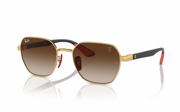Ray-Ban Ferrari Sunglasses RB 3794-M F029/13 Lens Size 54 Frame Shape Square Lens Color Brown for Unisex
