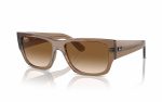 Ray-Ban Carlos Sunglasses RB 0947S 6640/51 Lens size 56 Frame shape rectangle Lens color brown for unisex