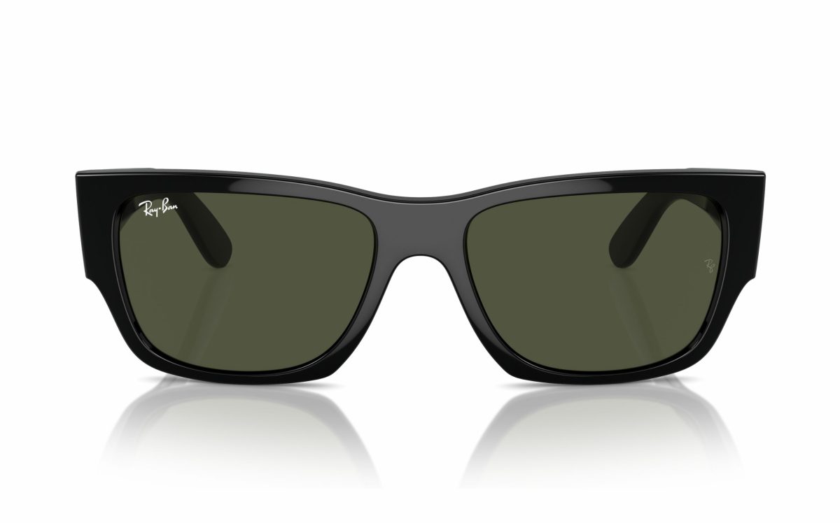 نظارة شمسية راي بان كارلوس RB 0947S 901/31 حجم العدسة 56 شكل الاطار مستطيل لون العدسة أخضر للجنسين