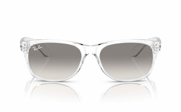 Ray-Ban New Wayfarer Sunglasses RB 2132 6774/32 Lens Size 55 Frame Shape Square Lens Color Gray Unisex