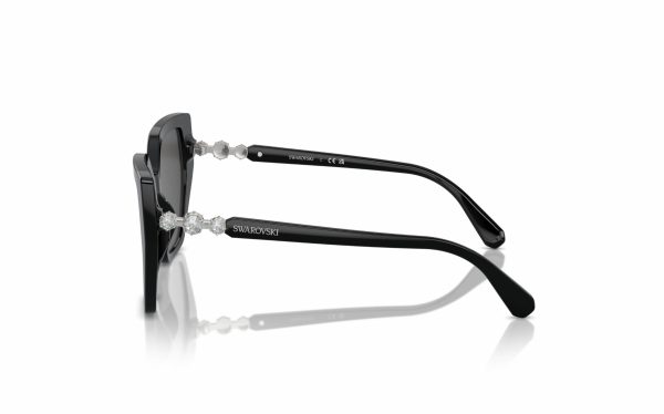 Swarovski Sunglasses SK 6016 100187 Lens Size 56 Frame Shape Butterfly Lens Color Gray for Women