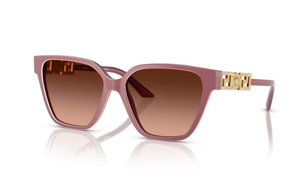 Versace Sunglasses VE 4471-B 5475/5M Lens Size 56 Frame Shape Butterfly Lens Color Pink for Women