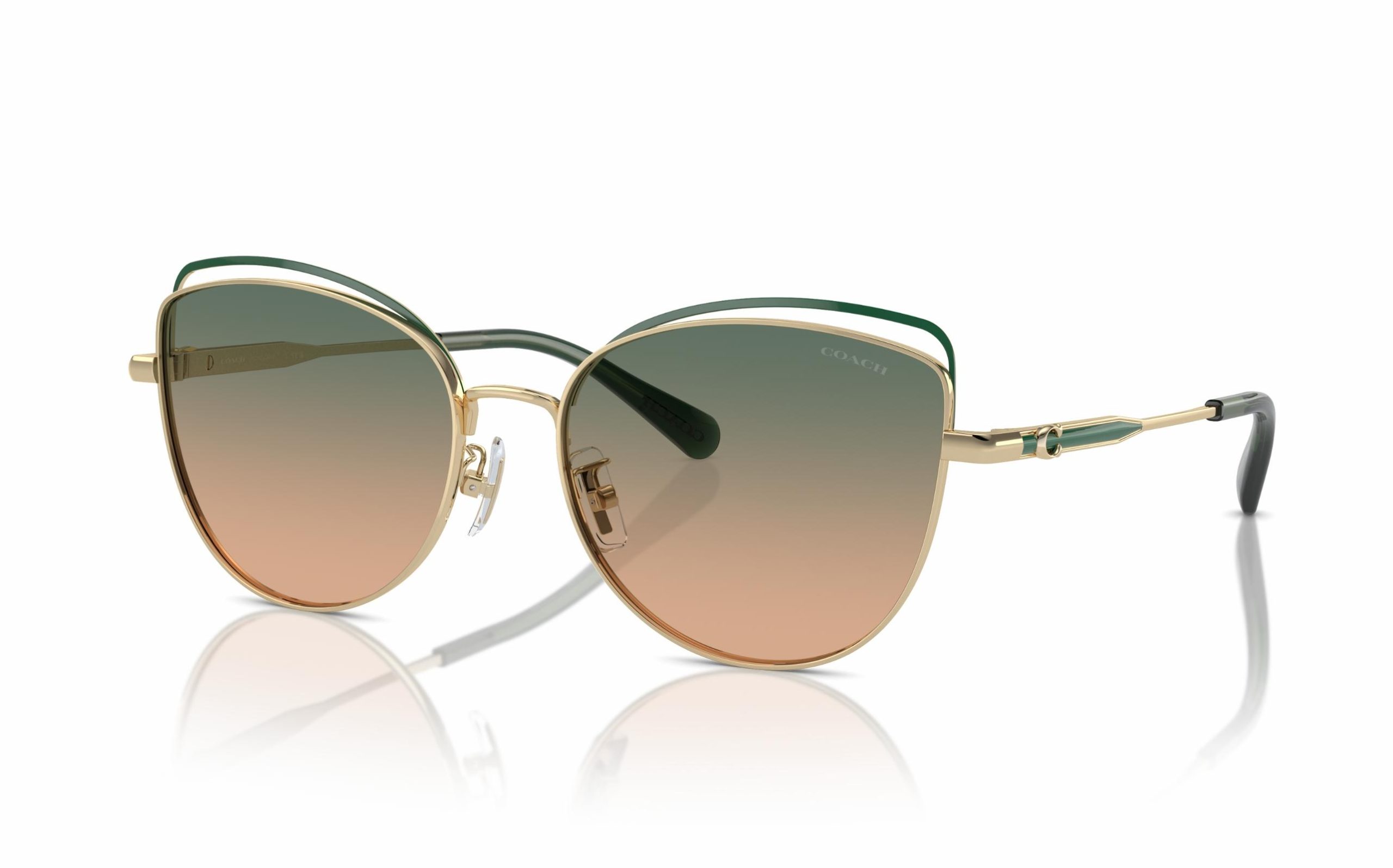 Coach Sunglasses CR621 HC 7162 942913 Green Brown | عالم