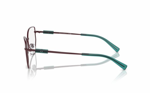 Armani Exchange Eyeglasses AX 1067 6123 lens size 54 frame shape cat eye frame color brown for women