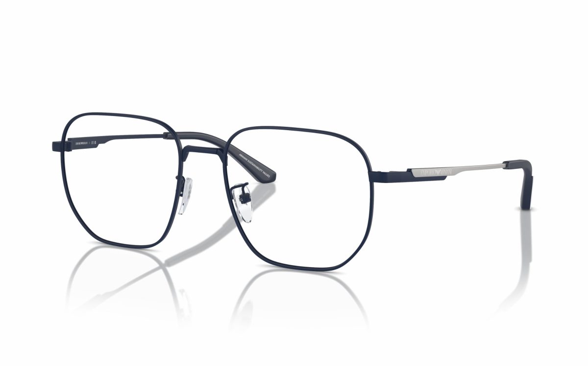 Emporio Armani Eyeglasses EA 1159D 3018, lens size 54, square frame shape for men and women