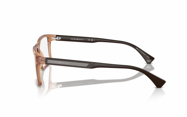 Emporio Armani Eyeglasses EA 3038 5044, lens size 54 and 56, frame shape rectangular for men and women