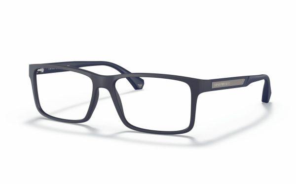 Emporio Armani Eyeglasses EA 3038 5754, lens size 56, frame shape rectangle for men and women