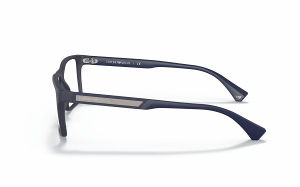 Emporio Armani Eyeglasses EA 3038 5754, lens size 56, frame shape rectangle for men and women