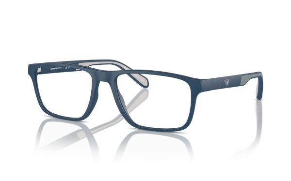 Emporio Armani Eyeglasses EA 3233 5763, lens size 54 and 56, frame shape rectangular for men and women