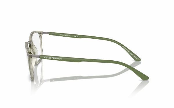 نظارة طبية إمبوريو أرماني EA 3237 6107 حجم العدسة 53 شكل الاطار مستطيل رجالي و نسائي