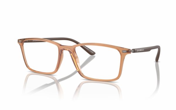 Emporio Armani Eyeglasses EA 3237 6110, lens size 53, frame shape rectangle for men and women
