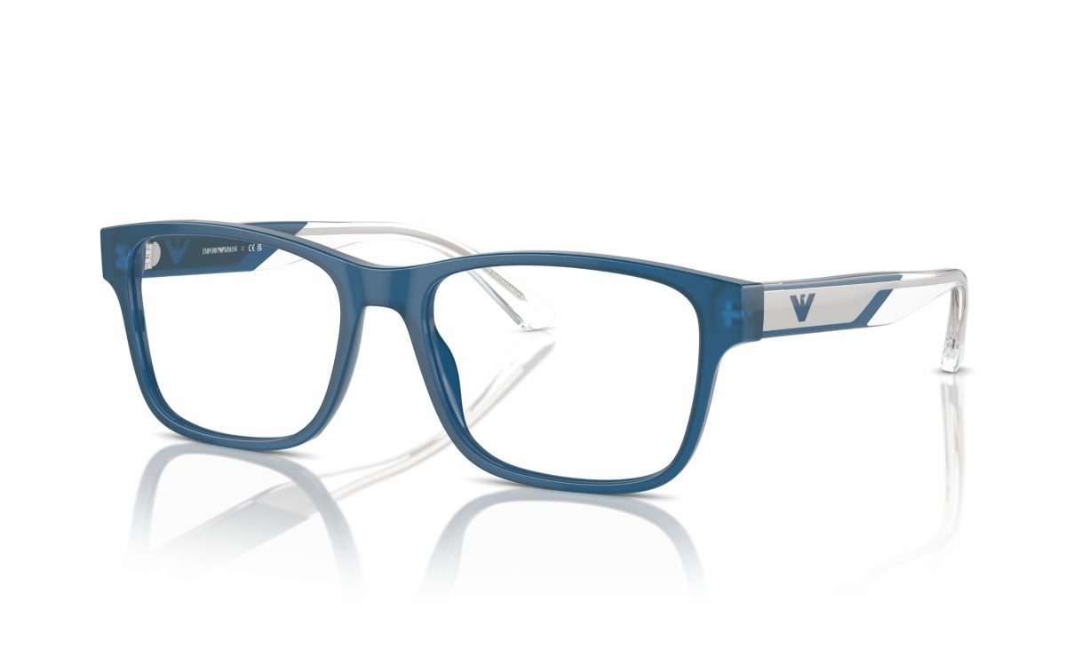 Emporio Armani Eyeglasses EA 3239 6092, lens size 53 and 55, frame shape rectangular for unisex