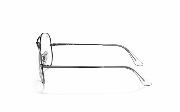 نظارة طبية راي بان افياتور RX 6489 2502 حجم العدسة 55 و 58 شكل الاطار افياتور لون الاطار رمادي للجنسين