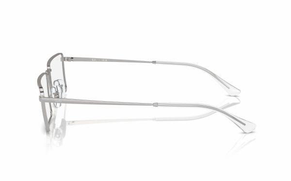 نظارة طبية راي بان ايمي RX 6541 2501 حجم العدسة 56 و 58 شكل الاطار مستطيل لون الاطار فضي للجنسين