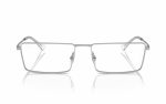 Ray-Ban EMY Eyeglasses RX 6541 2501 lens size 56 and 58 frame shape rectangular frame color silver for Unisex