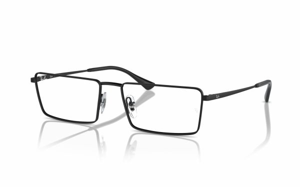 نظارة طبية راي بان ايمي RX 6541 2503 حجم العدسة 56 و 58 شكل الاطار مستطيل لون الاطار اسود للجنسين