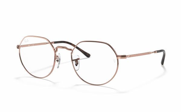 Ray-Ban JACK Eyeglasses RX 6465 2943 Lens Size 49 and 51 Frame Shape Round Frame Color Copper for Unisex