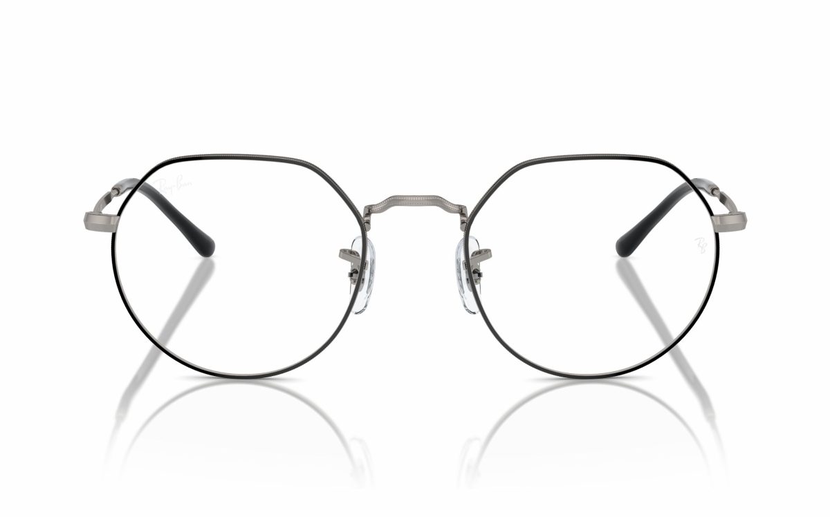 Ray Ban Jack Eyeglasses RX 6465 3179 Lens size 49 and 51 Frame shape round Frame color Gray black for Unisex