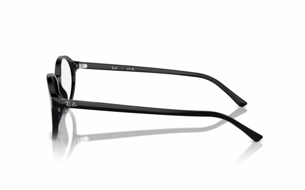 Ray-Ban German Black Eyeglasses RX 5429 2000 lens size 51 and 53 frame shape oval for Unisex