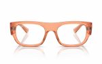 نظارة طبية راي بان كريستين RX 7218 8264 حجم العدسة 52 و 54 شكل الاطار مستطيل لون الاطار برتقالي للجنسين