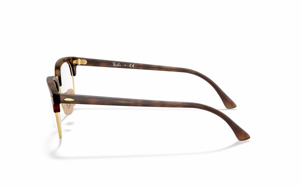 Ray-Ban Clubmaster Eyeglasses RX 5154 2372 lens size 49, 51 and 53 frame shape square for Unisex