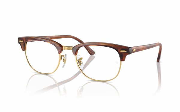 Ray-Ban Clubmaster Eyeglasses RX 5154 8375 lens size 51 and 53 square frame shape for Unisex
