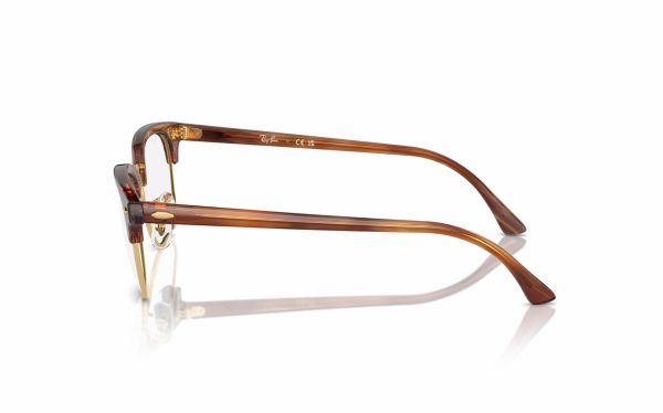 Ray-Ban Clubmaster Eyeglasses RX 5154 8375 lens size 51 and 53 square frame shape for Unisex