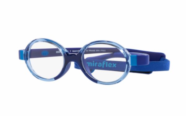 نظارة طبية ميرا فليكس MF 4008 L126 حجم العدسة 38 شكل الاطار بيضاوي للأطفال