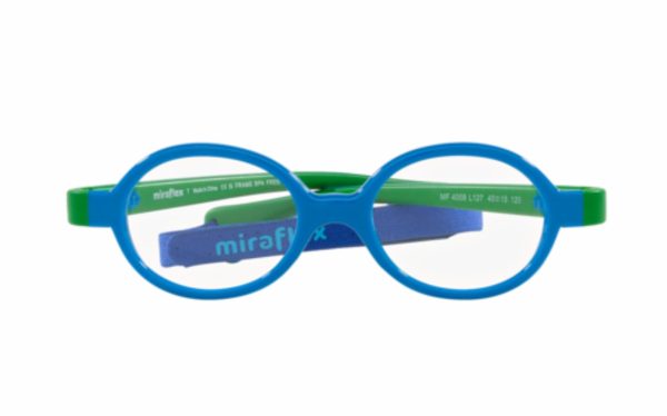 نظارة طبية ميرا فليكس MF 4008 L127 حجم العدسة 38 شكل الاطار بيضاوي للأطفال