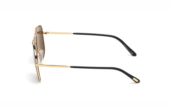 Tom Ford Benton Sunglasses FT069330A58 Lens Size 58 Square Frame Shape Lens Color Gray for Men
