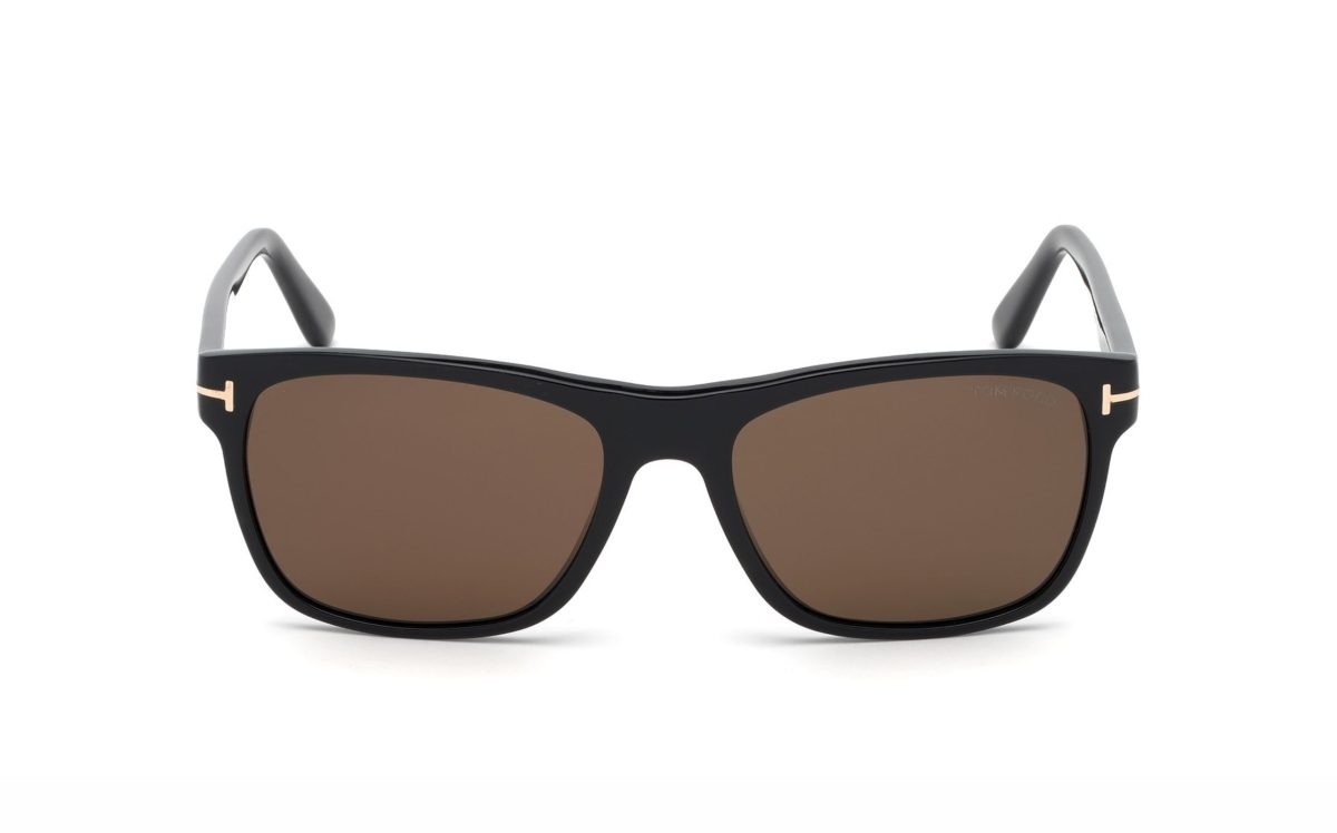 Tom Ford Giulio Sunglasses FT069801J57 Lens Size 57 Frame Shape Square Lens Color Brown for Men