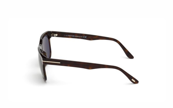 Tom Ford Stephenson Sunglasses FT077552A56 Lens Size 56 Square Frame Shape Lens Color Gray for Men