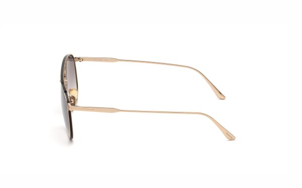 Tom Ford Jake Sunglasses FT082728B56 Lens Size 56 Frame Shape Aviator Lens Color Gray for Men