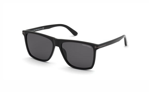 Tom Ford Fletcher Sunglasses FT0832-N01A57 Lens Size 57 Square Frame Shape Lens Color Gray for Men