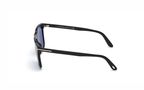 Tom Ford Fletcher Sunglasses FT083201V57 Lens Size 57 Square Frame Shape Lens Color Blue for Men