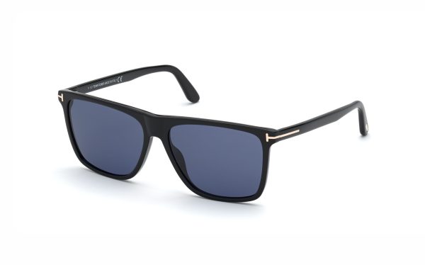 Tom Ford Fletcher Sunglasses FT083201V57 Lens Size 57 Square Frame Shape Lens Color Blue for Men