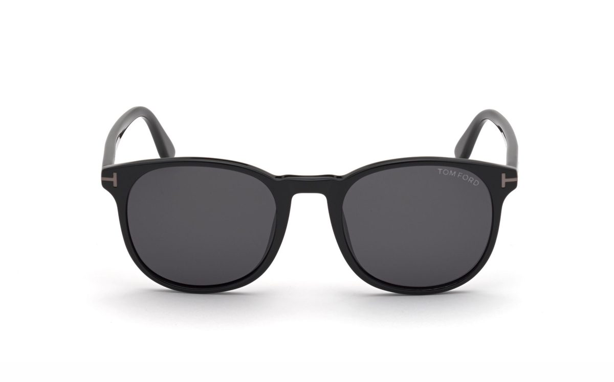 Tom Ford Ansel Sunglasses FT0858-N01A53 Lens Size 53 Frame Shape Round Lens Color Gray for Men