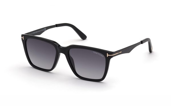 Tom Ford Garrett Sunglasses FT086201B54 Lens Size 54 Square Frame Shape Lens Color Gray for Men