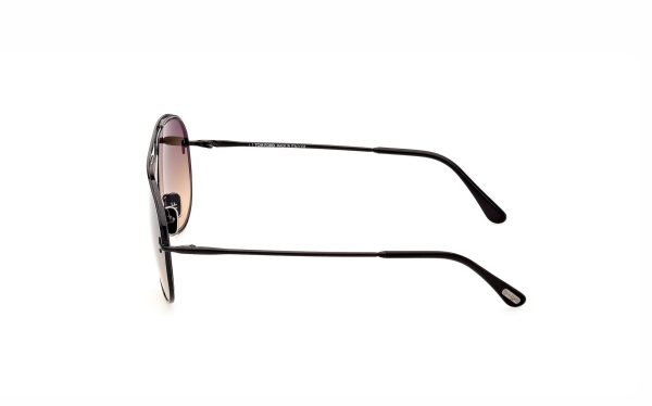 Tom Ford Theo Sunglasses FT092401B60 Lens Size 60 Frame Shape Aviator Lens Color Gray For Unisex
