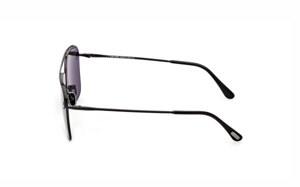 Tom Ford Nolan Sunglasses FT092501A60 Lens Size 60 Frame Shape Aviator Lens Color Gray for Men