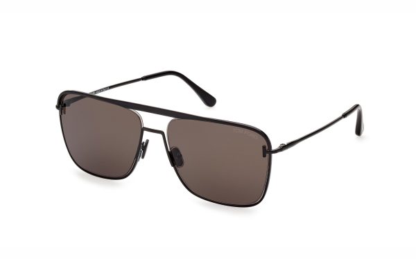 Tom Ford Nolan Sunglasses FT092501A60 Lens Size 60 Frame Shape Aviator Lens Color Gray for Men