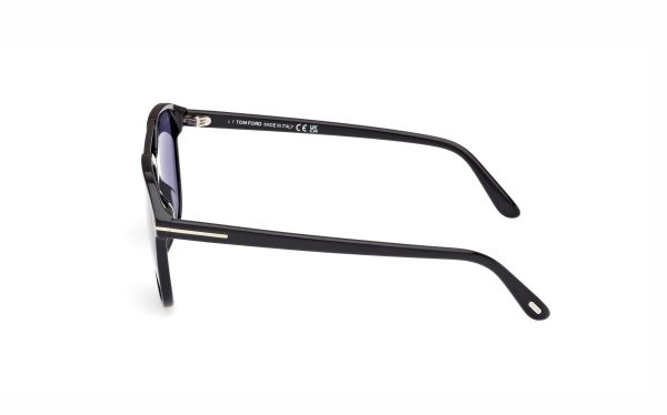 Tom Ford Damian-02 Sunglasses FT109801V54 Lens Size 54 Frame Shape Aviator Lens Color Blue for Men