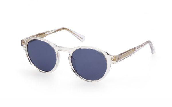 Guess Sunglasses GU00049 26V Lens Size 50 Frame Shape Round Lens Color Blue for Men
