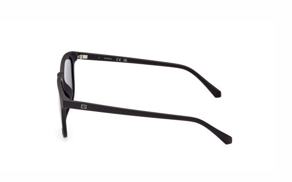 Guess Sunglasses GU00061 02D Lens Size 53 Frame Shape Round Lens Color Gray Polarized for Men