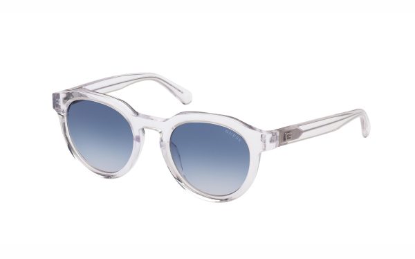 Guess Sunglasses GU00063 26W Lens Size 50 Frame Shape Round Lens Color Blue for Men